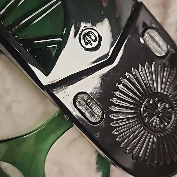 Lime slices slippers flip flops green sz.40 9- 9.5 new no tags beach tropical - Picture 3 of 10